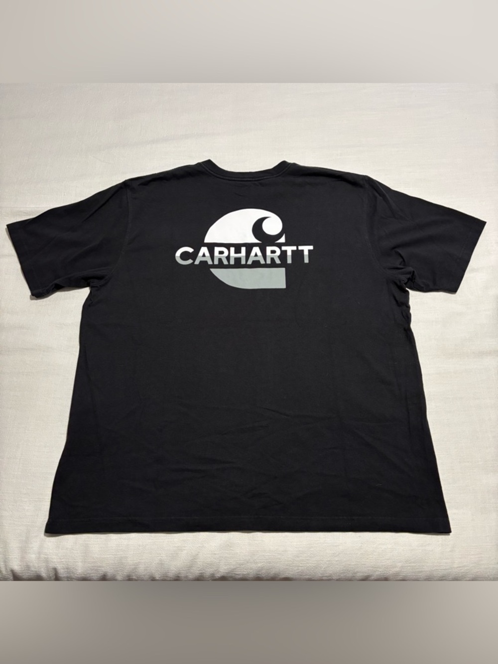Men’s Carhartt Loose Fit Big Logo Tee | Black | Size XL